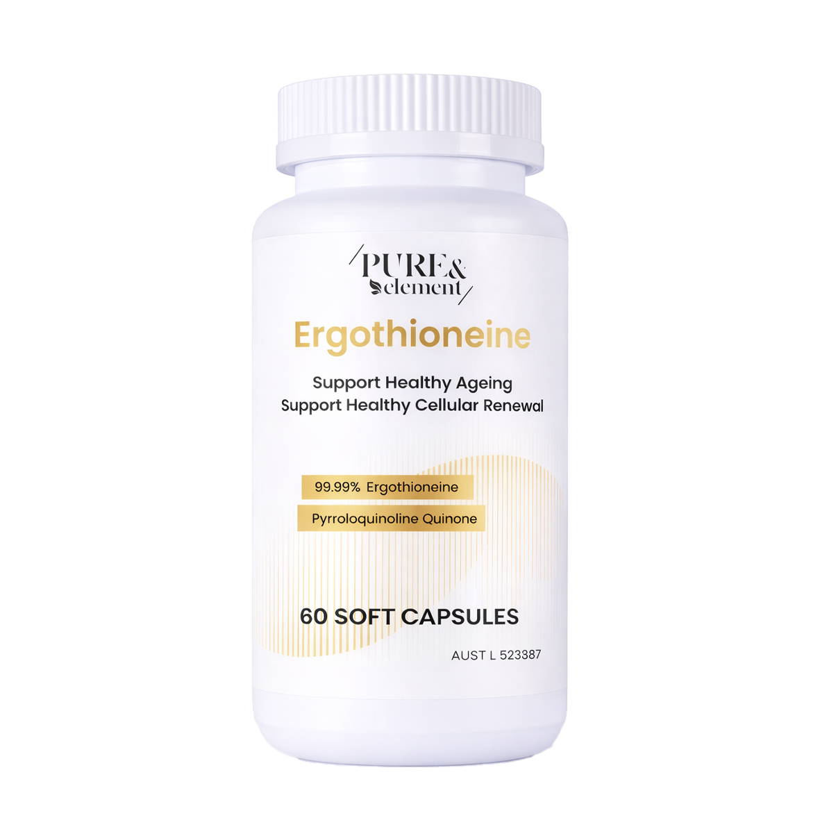 PureElement Ergothioneine supplement bottle