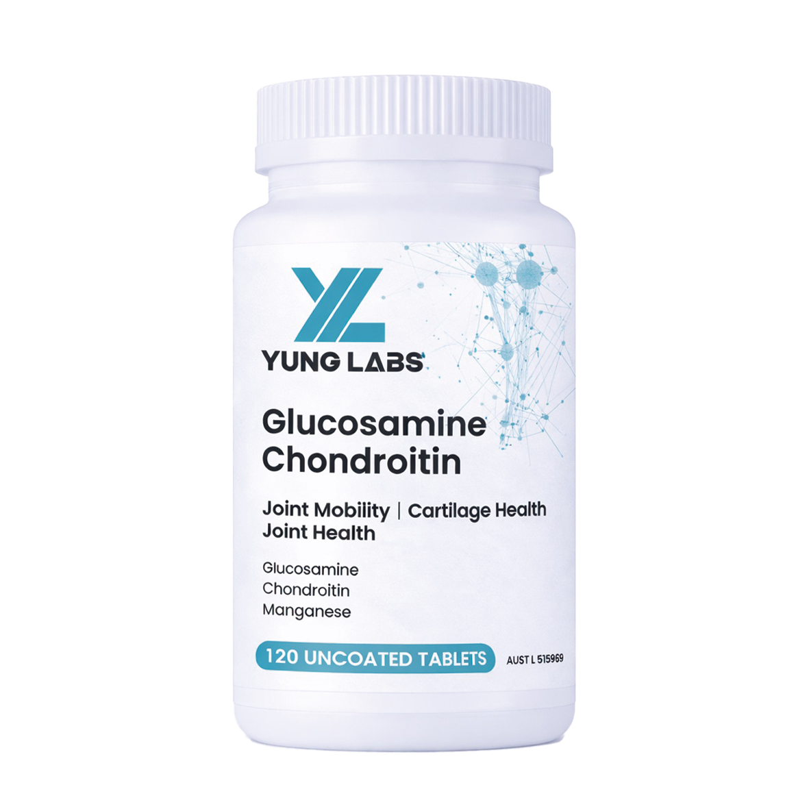 YUNG LABS Glucosamine Chondroitin bottle